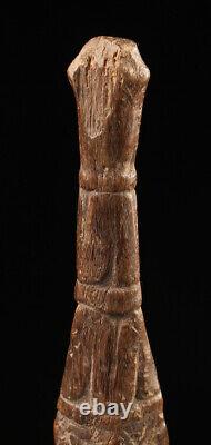 Fragment de pagaie, paddle top, sepik river, primitive art, papua new guinea