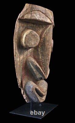Fragment de poteau de case, house post, totem, oceanic art, papua new guinea
