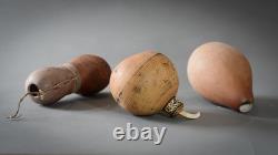 GOURD LIME CONTAINERS, Massim Region, Trobriand Islands, Papua New Guinea
