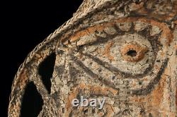 Gable mask from blackwater, tribal basketwork, oceanic art, papua new guinea