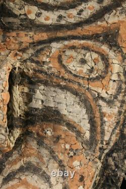 Gable mask from blackwater, tribal basketwork, oceanic art, papua new guinea