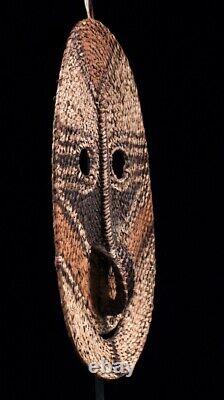 Gable mask from blackwater, tribal basketwork, oceanic tribal, papua new guinea