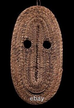 Gable mask from blackwater, tribal basketwork, oceanic tribal, papua new guinea