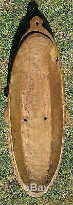 Genuine Old Papua New Guinea Sepik River Region Spirit Mask Tribal Ramu Kopar