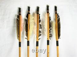 Genuine Papua New Guinea Tribal Bow & Arrow Set Highly Decorated, Rare Find