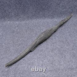 Genuine Papua New Guinea Vintage Wooden Hand Carving Slim Crocodile 25 Long