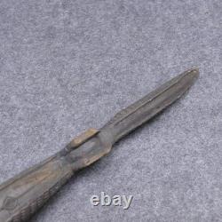 Genuine Papua New Guinea Vintage Wooden Hand Carving Slim Crocodile 25 Long