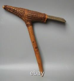 Good Large Heavy Oceanic Polynesian Papua New Guinea Carved Stone Mt Hagen Axe