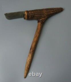 Good Large Heavy Oceanic Polynesian Papua New Guinea Carved Stone Mt Hagen Axe