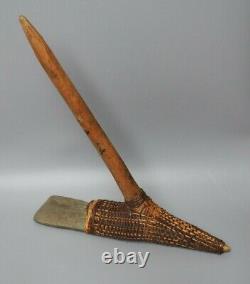 Good Large Heavy Oceanic Polynesian Papua New Guinea Carved Stone Mt Hagen Axe