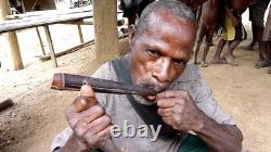 Guimbarde, Jaw harp, traditional instrument, papua new guinea oceanic art, 25 cm