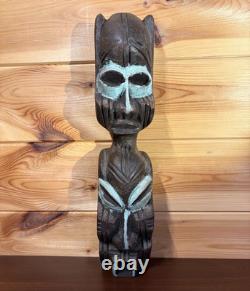 Hand Carved Wooden Spirit House Artefact Sepik River Papua New Guinea