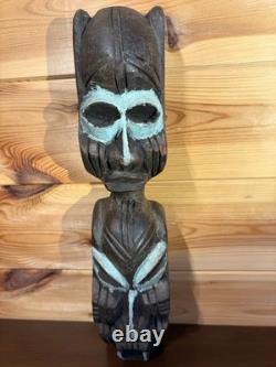 Hand Carved Wooden Spirit House Artefact Sepik River Papua New Guinea