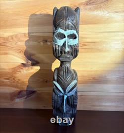Hand Carved Wooden Spirit House Artefact Sepik River Papua New Guinea