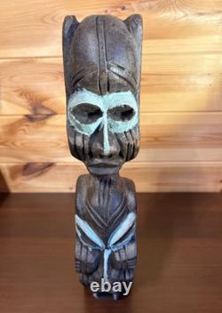 Hand Carved Wooden Spirit House Artefact Sepik River Papua New Guinea