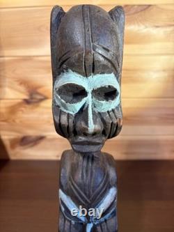 Hand Carved Wooden Spirit House Artefact Sepik River Papua New Guinea