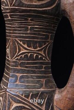 Hand drum, traditional instrument, papua new guinea, oceanic art, tribal art