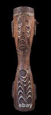 Hand drum, traditional instrument, papua new guinea, oceanic art, tribal art