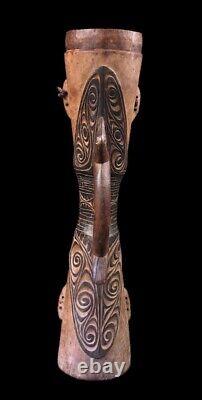 Hand drum, traditional instrument, papua new guinea, oceanic art, tribal art