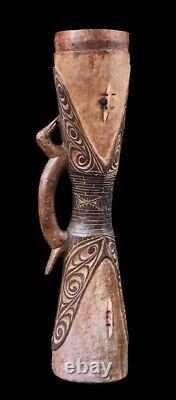 Hand drum, traditional instrument, papua new guinea, oceanic art, tribal art