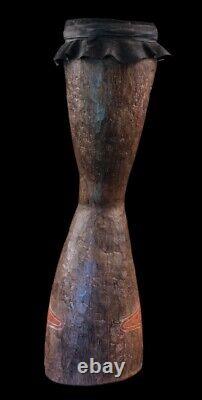 Hand drum, traditional instrument, papua new guinea, oceanic art, tribal art