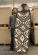 Huge 72 Hand Carved Wooden Asmat Shield Papua New Guinea