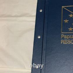 Huge -papua New Guinea Resource Atlas Hardback Book Library Maps Vgc (#fr)