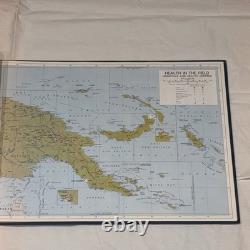 Huge -papua New Guinea Resource Atlas Hardback Book Library Maps Vgc (#fr)