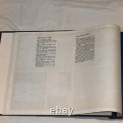 Huge -papua New Guinea Resource Atlas Hardback Book Library Maps Vgc (#fr)