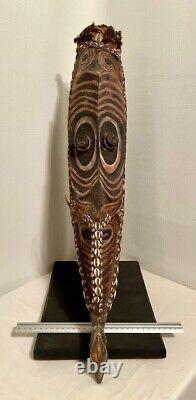 Iatmul Mwai wooden mask, Korogo, Sepik River, Papua New Guinea