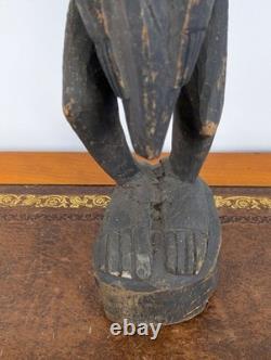 Iatmul horned spirit figure (agiba), East Sepik River, Papua New Guinean, large