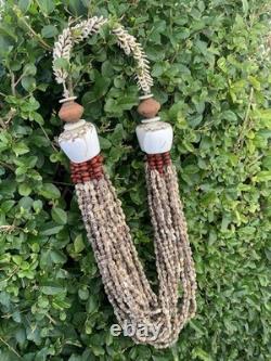 Impressive Vintage Tribal Shell Necklace Neck Piece Papua New Guinea Warrior PNG