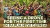 Incredible Reaction To Flying A Drone In Papua New Guinea