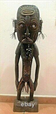 Initiation Figure Mindimbit Village Middle Sepik River Papua New Guinea Antique