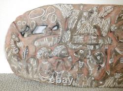 Kambot Village Storyboard, Half Man Half Croc. Papua New Guinea. 34 W x 13 H