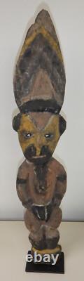 Kamgue Village, Wosera Area, Ancestor Figure Papua New Guinea. 18in. WithStand