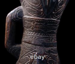 Kundu, hand drum, papua new guinea, oceanic art, traditional instrument