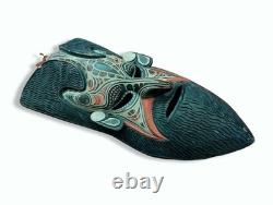LARGE 58cm Vintage Sepik Papua New Guinea PNG Hand Carved Painted Tribal Mask
