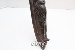 LOT 2 Papua New Guinea Massim Wood LIFE / DEATH Carving Figure Statue Totem pole