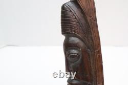 LOT 2 Papua New Guinea Massim Wood LIFE / DEATH Carving Figure Statue Totem pole