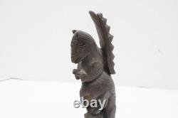 LOT 2 Papua New Guinea Massim Wood LIFE / DEATH Carving Figure Statue Totem pole
