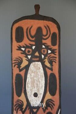 Large 36 Papua New Guinea Wooden Tribal Ethnic Spirit Board Mask Art