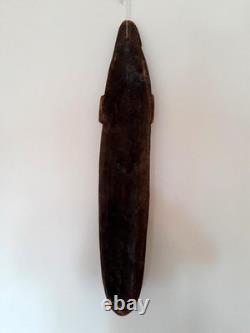 Large 90cm Old Vintage Sepik River Wood Mei Mask Tribal Papua New Guinea PNG