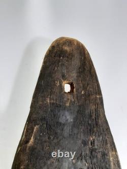 Large 90cm Old Vintage Sepik River Wood Mei Mask Tribal Papua New Guinea PNG