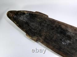 Large 90cm Old Vintage Sepik River Wood Mei Mask Tribal Papua New Guinea PNG