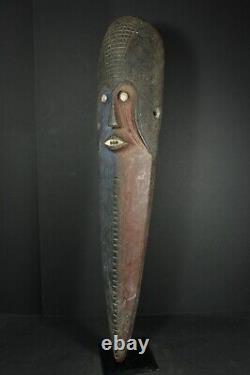 Large Classic Wooden Ceremonial MEI Mask IATMUL Sepik river Papua New Guinea
