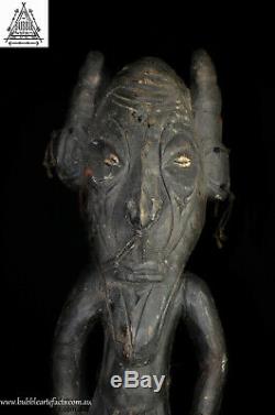 Large Demon Spirit Man/Crocodile Ritual Totem, Sepik, Papua New Guinea, Oceanic