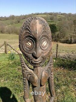 Large Female Sepik Spirit Figure From Papua New Guinea