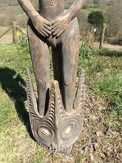 Large Female Sepik Spirit Figure From Papua New Guinea