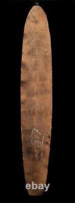 Large Gope Board Giobari Island Papuan Gulf Papua New Guinea